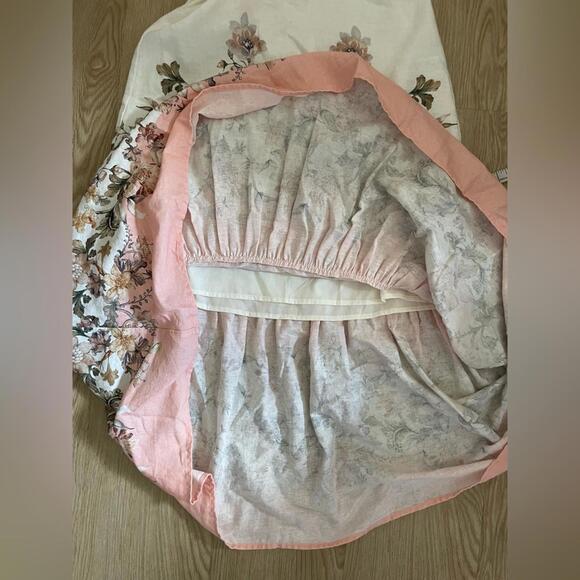 Coquette House of Harlow Skirt Painterly Floral Romantic - Picture 12 of 16